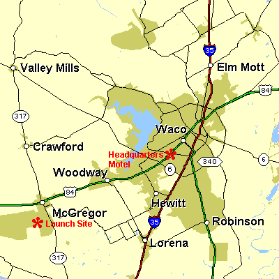 NARAM regional map